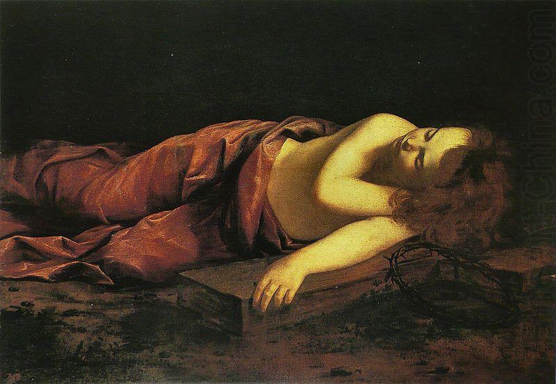 Jesus endormi sur la croix, Orazio Gentileschi